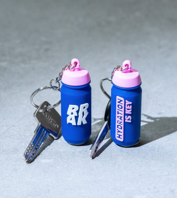 Schlüsselanhänger Mini-Rennradflasche