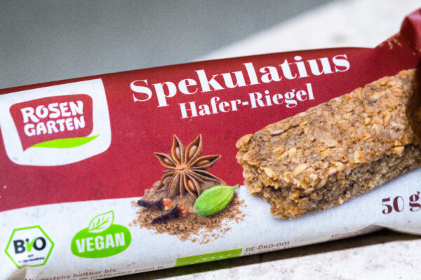 Rosengarten Bio Spekulatius-Haferriegel – Bild 4