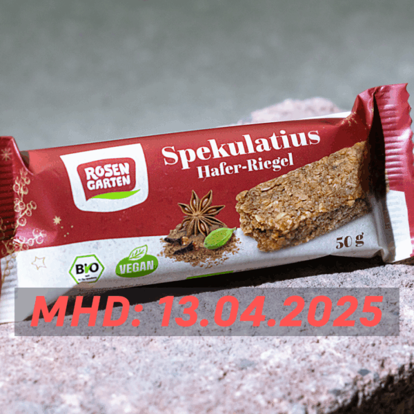 Rosengarten Bio Spekulatius-Haferriegel