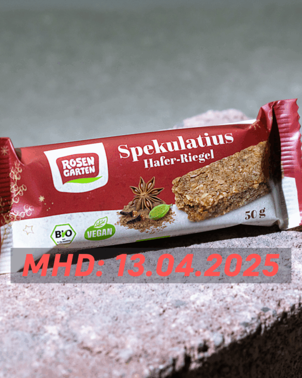Rosengarten Bio Spekulatius-Haferriegel