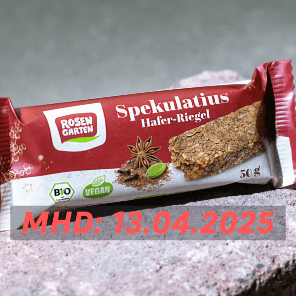 Rosengarten Bio Spekulatius-Haferriegel